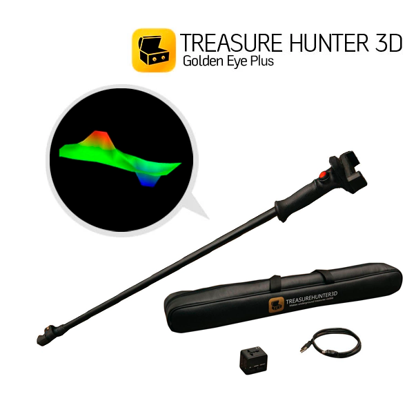 Detector de Metales Treasure Hunter 3D Modelo Golden Eye Plus