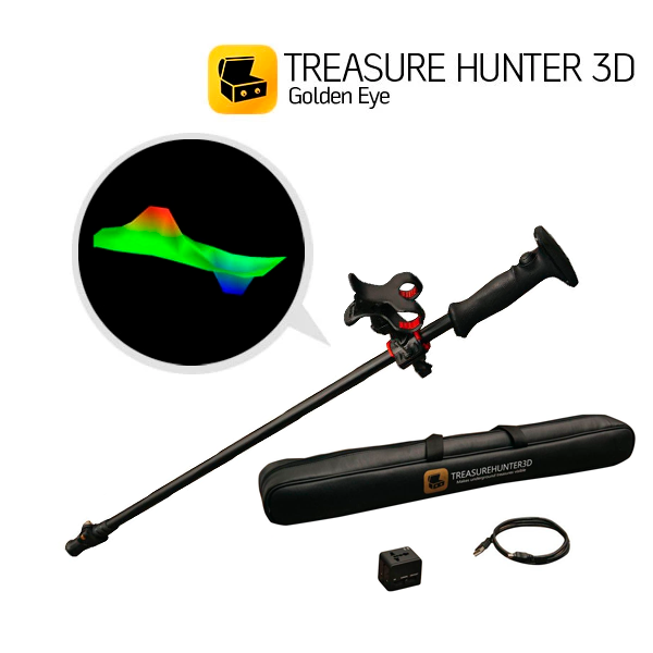 Detector de Metales Treasure Hunter 3D Modelo Golden Eye